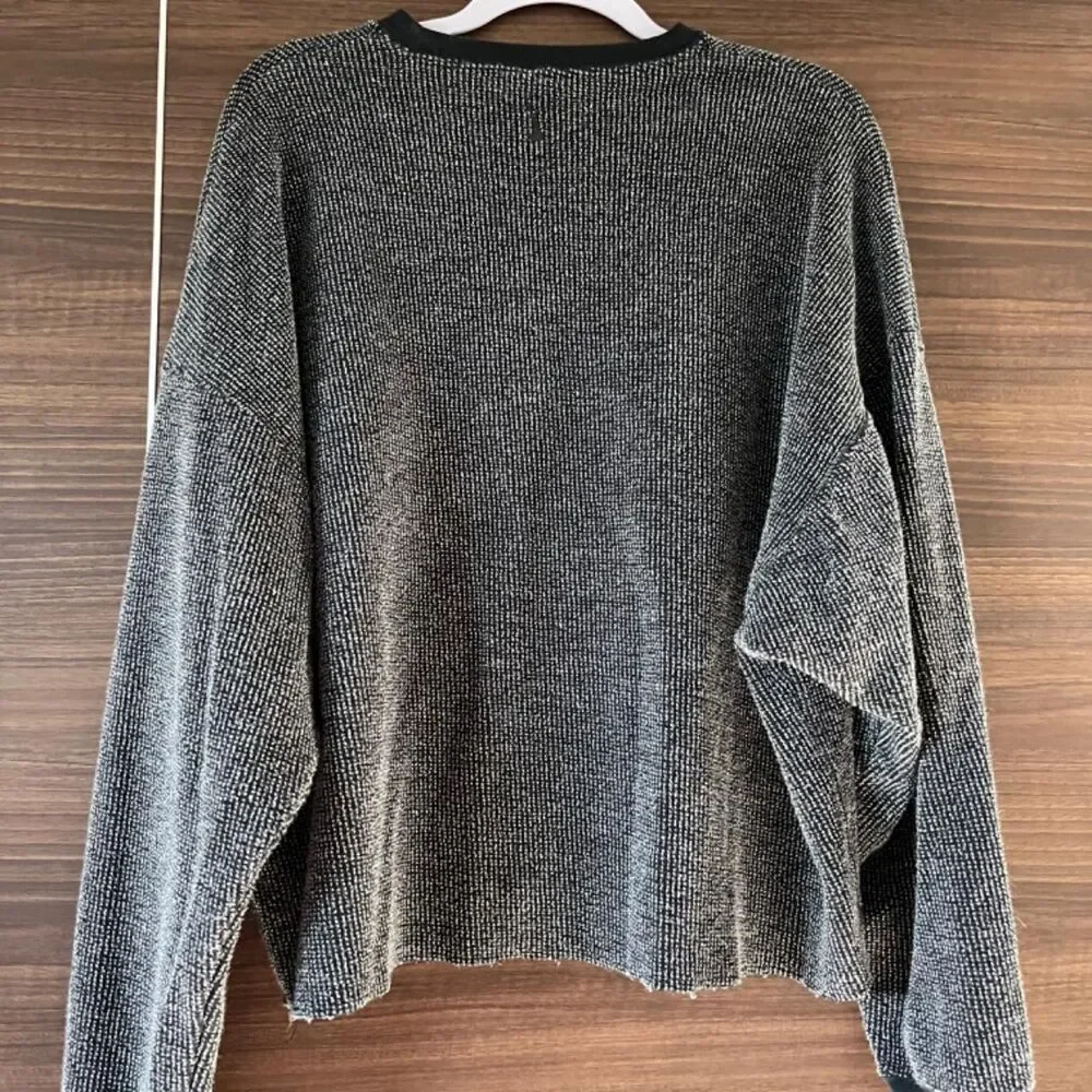 Nike Women's Black and Grey Jumper